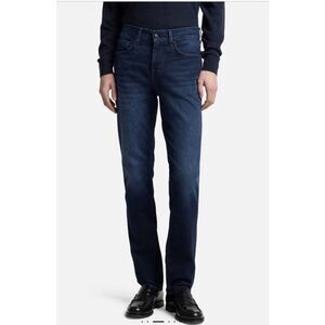 7 For All Mankind Jeans Slimmy Headway Size 36 Inseam 28” Dark Blue